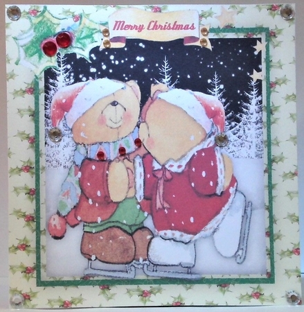 Skating Teddies  by Hazel Underwood