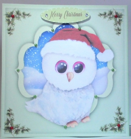 7, Christmas Card Fronts with 2Bonus Inserts  by Hazel Underwood