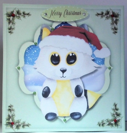 7, Christmas Card Fronts with 2Bonus Inserts  by Hazel Underwood