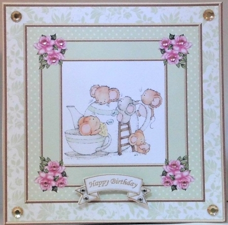 Teatime - Birthday Topper by Hazel Underwood