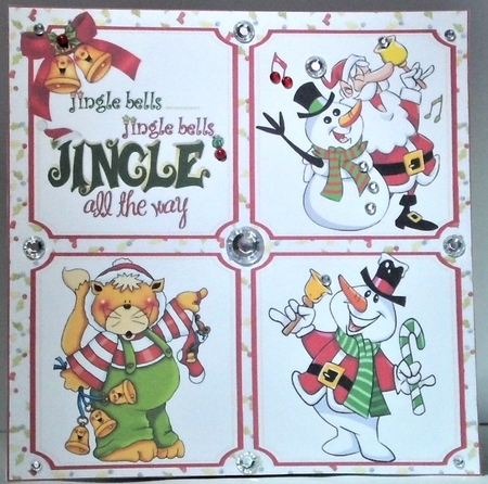 8x8 Jingle  all the way mini kit by Hazel Underwood