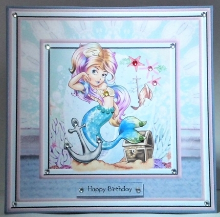 The Mermaid And The Treasure Mini Kit by Hazel Underwood