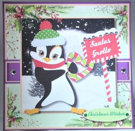 Penguins Love Heart by Hazel Underwood