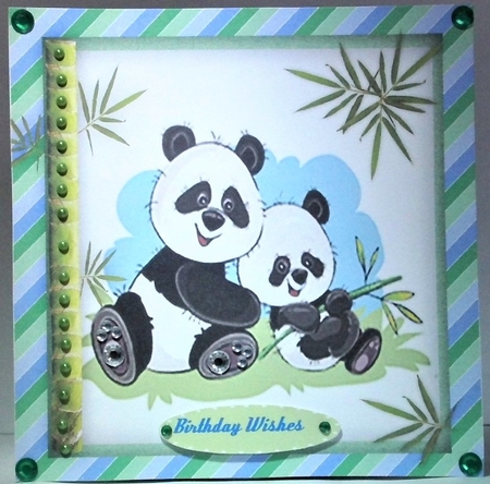 Pandas At Play by Hazel Underwood