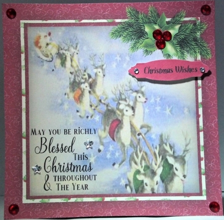 Santas Sleigh Ride  by Hazel Underwood