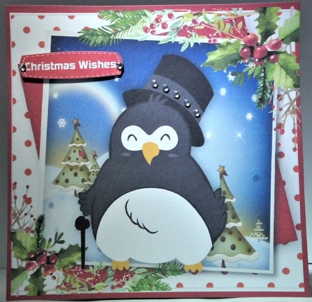 Posh Penguin  by Hazel Underwood