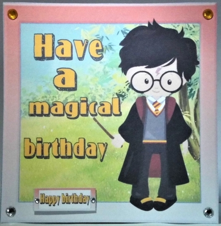 Have a magical birthday 8x8 by Hazel Underwood