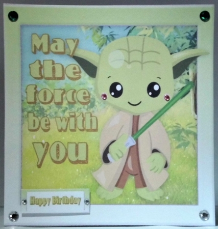 May the force be with you 8x8 by Hazel Underwood