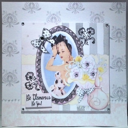 Glam It Up! - 5 6x6 Card Kit by Hazel Underwood