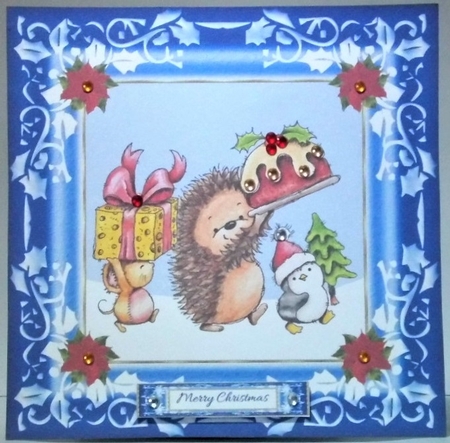 Cute Christmas Critters Topper 3 by Hazel Underwood