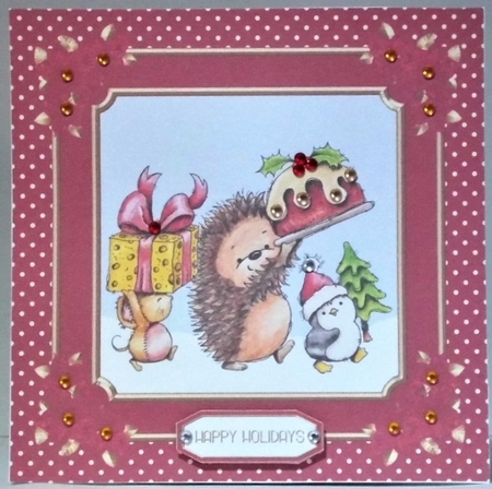 Cute Christmas Critters Holiday Celebration by Hazel Underwood