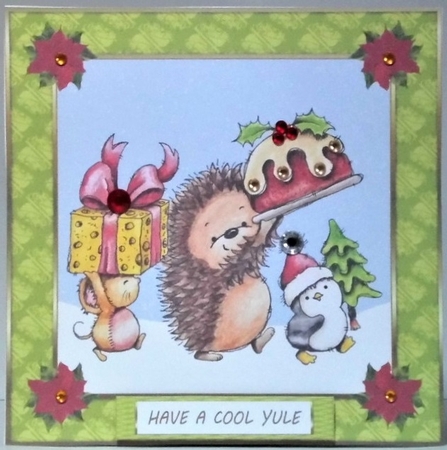 Cute Little Critters Celebrating Christmas II by Hazel Underwood