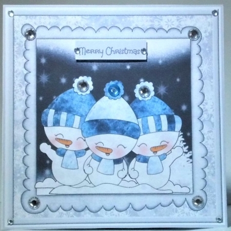 Snowmen babies by Hazel Underwood