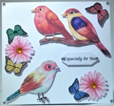 Birds & Daisies Cut-Outs by Hazel Underwood