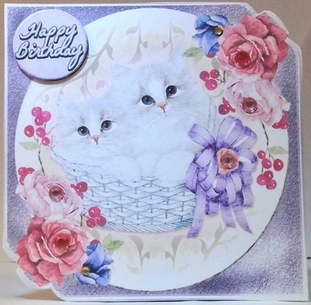 Mini Kit - Birthday Wishes # 17- Sweet kitties for lots of occasions by Hazel Underwood