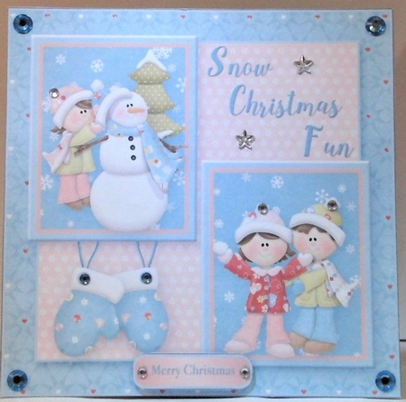 Snow, Christmas, Fun - Card Mini Kit by Hazel Underwood