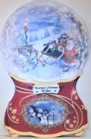 6 x Unique Scenic Christmas Snowglobes - PNG - 300 dpi by Hazel Underwood