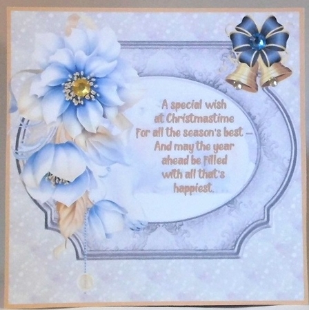 Polar Bear Christmas insert by Hazel Underwood