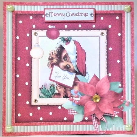 Christmas puppy by Hazel Underwood