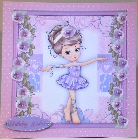 Dance Ballerina Dance , Lilac by Hazel Underwood