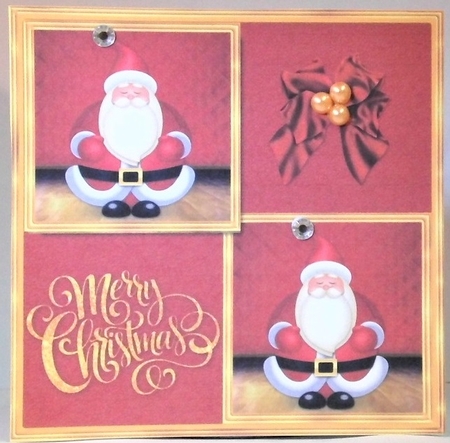 Jolly Santa by Hazel Underwood