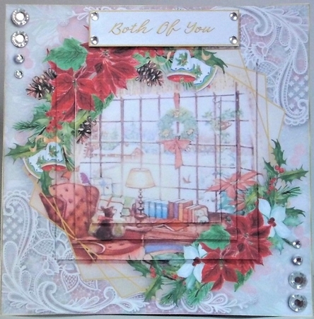 Christmas mini kit card 3 5 by Hazel Underwood