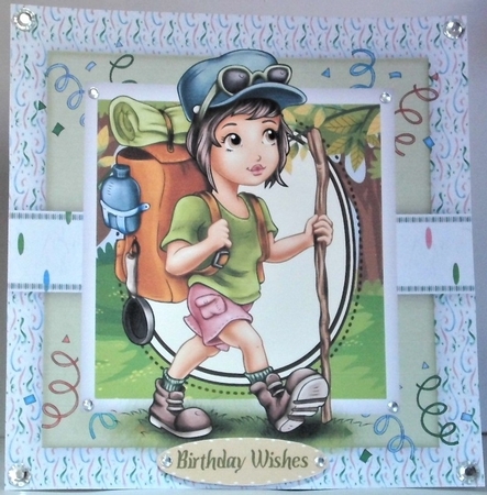 Lovely Trekking Girl  by Hazel Underwood