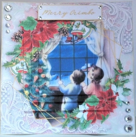 Christmas mini kit card 3 8 by Hazel Underwood