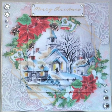 Christmas mini kit card 3 9 by Hazel Underwood