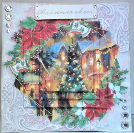 Christmas mini kit card 3 11 by Hazel Underwood