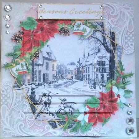 Christmas mini kit card 3 14 by Hazel Underwood