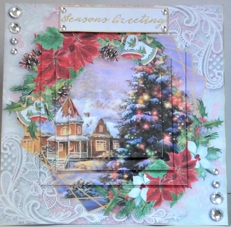 Christmas mini kit card 3 15 by Hazel Underwood