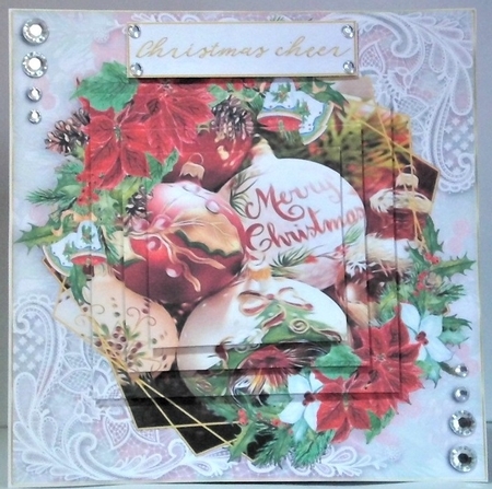 Christmas mini kit card 3 17 by Hazel Underwood