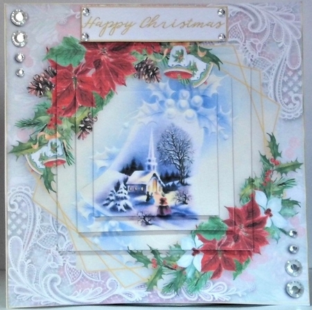 Christmas mini kit card 3 20 by Hazel Underwood