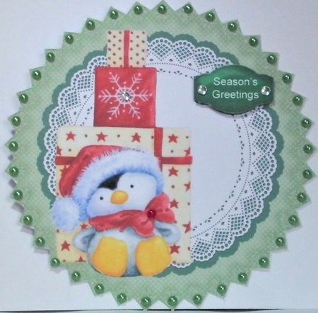 Set of 4 Christmas Designs by Hazel Underwood