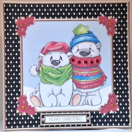 Polar Pals Topper (Black) by Hazel Underwood