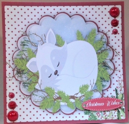 Christmas Fox  by Hazel Underwood