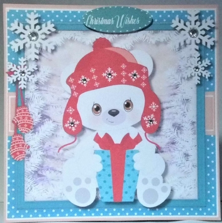Cute Pola Bear 1 by Hazel Underwood