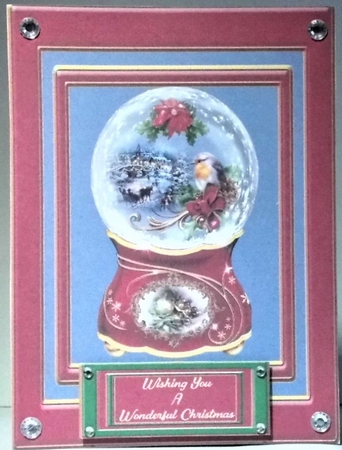 Christmas Globe by Hazel Underwood
