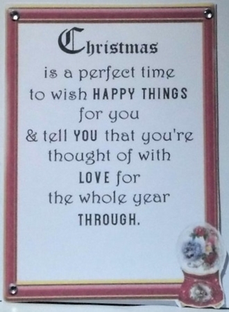 christmas globe insert by Hazel Underwood