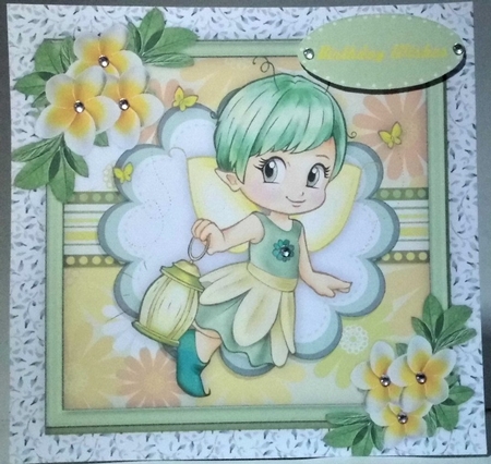 8x8 Mini Kit , Little Pixie and Lantern  by Hazel Underwood