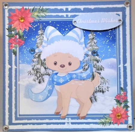 Beautiful Reindeer Babe  by Hazel Underwood