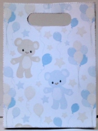 Gusset Sided Gift Bag - Bears and Balloons by Hazel Underwood