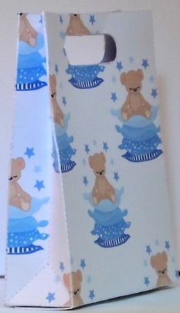 Gusset Sided Gift Bag - Goodnight Bears by Hazel Underwood