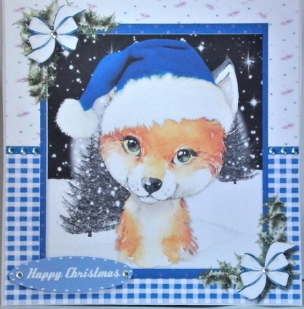 Gorgeous Christmas Fox by Hazel Underwood