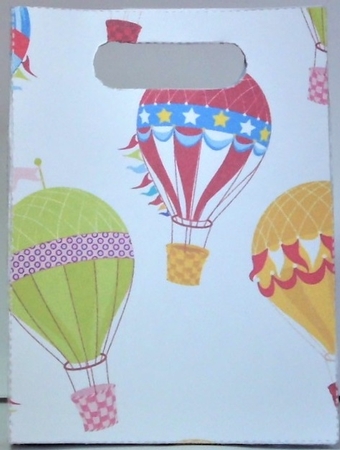 Gusset Sided Gift Bag - Hot Air Balloons 1 by Hazel Underwood