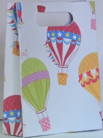 Gusset Sided Gift Bag - Hot Air Balloons 1 by Hazel Underwood