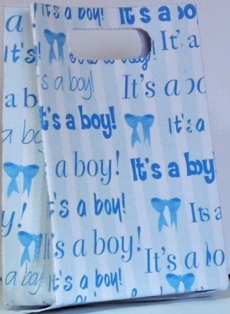 Gusset Sided Gift Bag - Its A Boy by Hazel Underwood