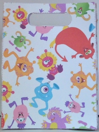 Gusset Sided Gift Bag - Monsters Assorted by Hazel Underwood