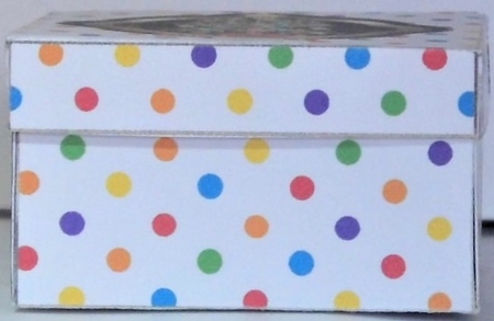 Gift Box - Christmas Tree on Dots by Hazel Underwood